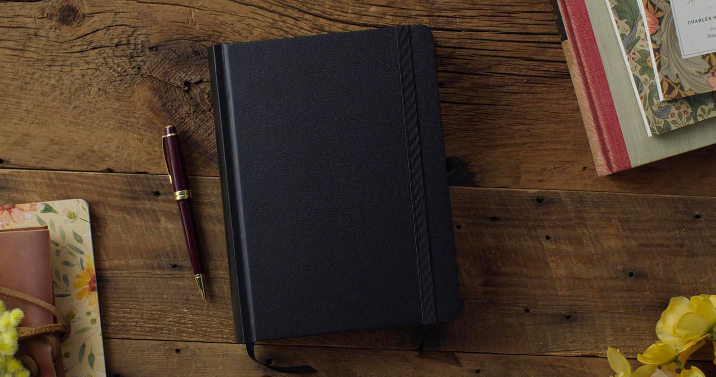 ESV Single Column Journaling Bible, Black - Re-vived