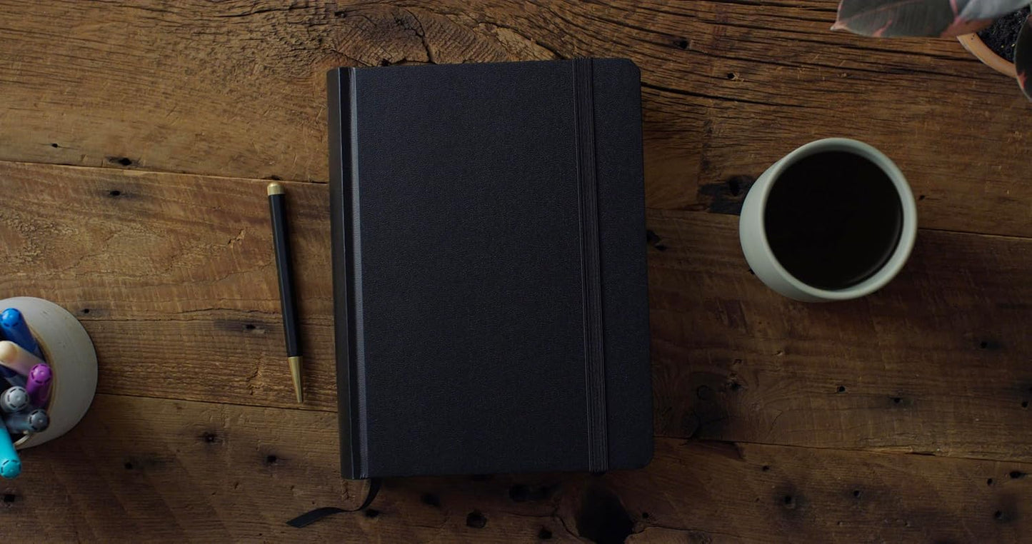 ESV Single Column Journaling Bible, Red Letter, Black - Re-vived