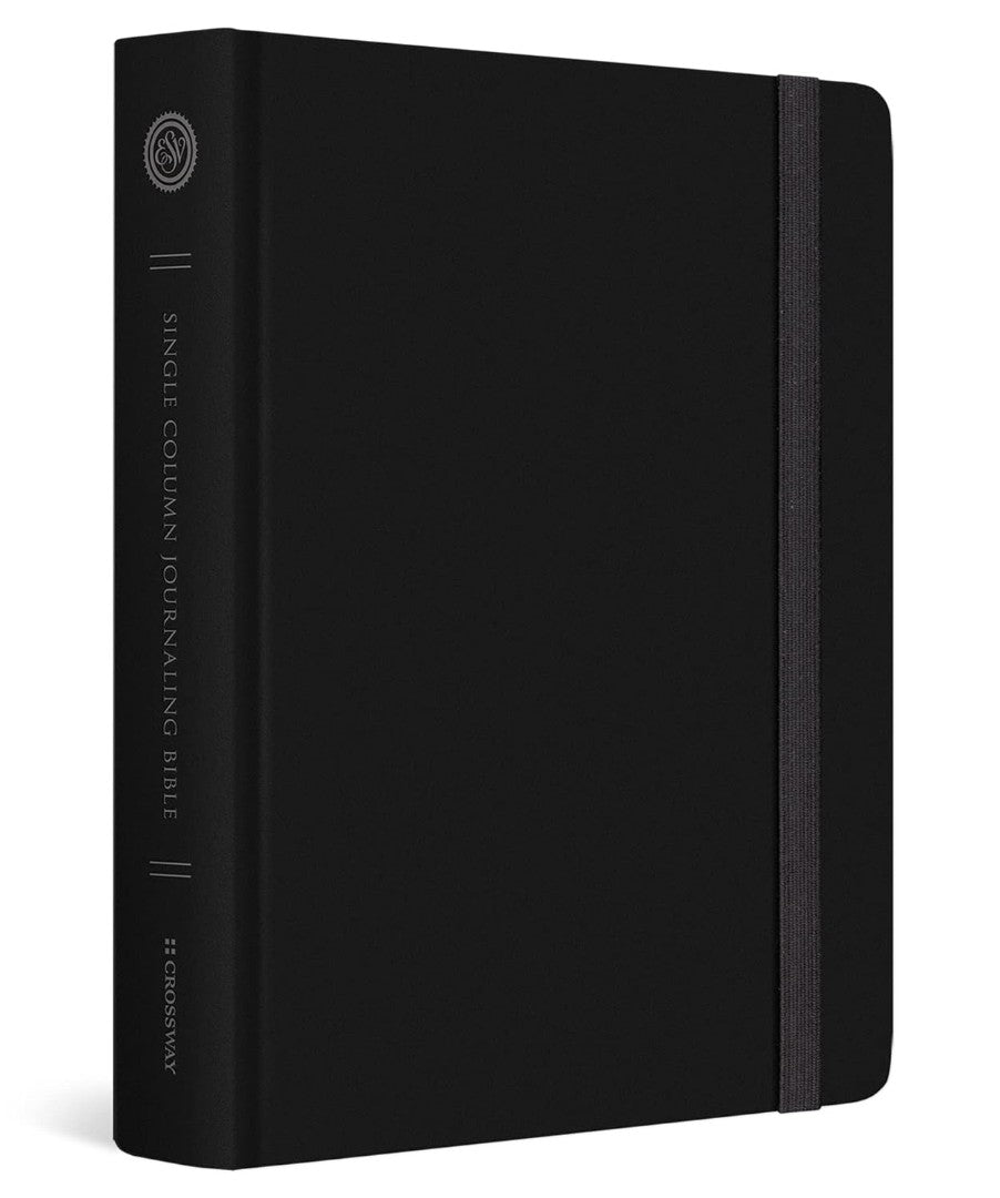 ESV Single Column Journaling Bible, Red Letter, Black - Re-vived
