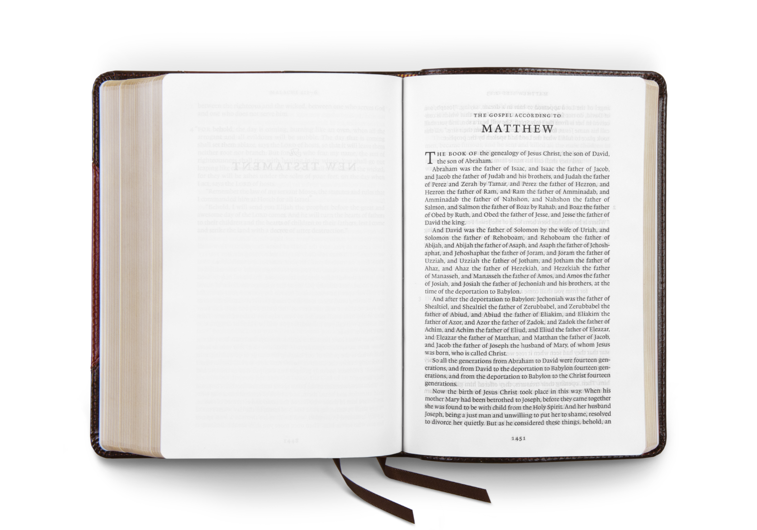 ESV Reader's Bible, Trutone, Brown/Cordovan - Re-vived
