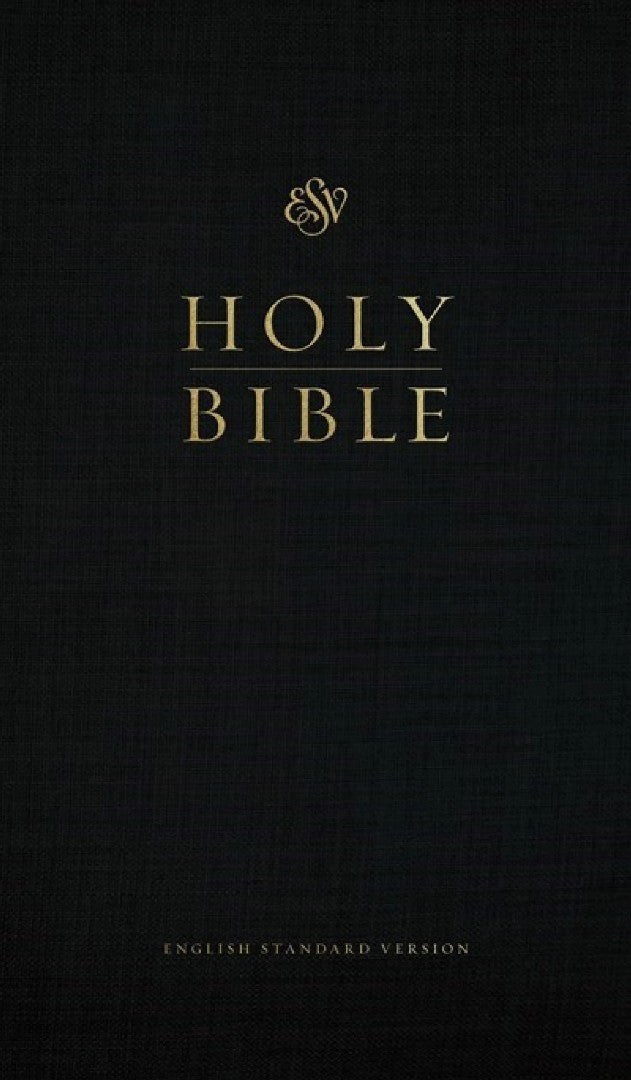 ESV Church Bible, Large Print, Red Letter, Black - Re-vived