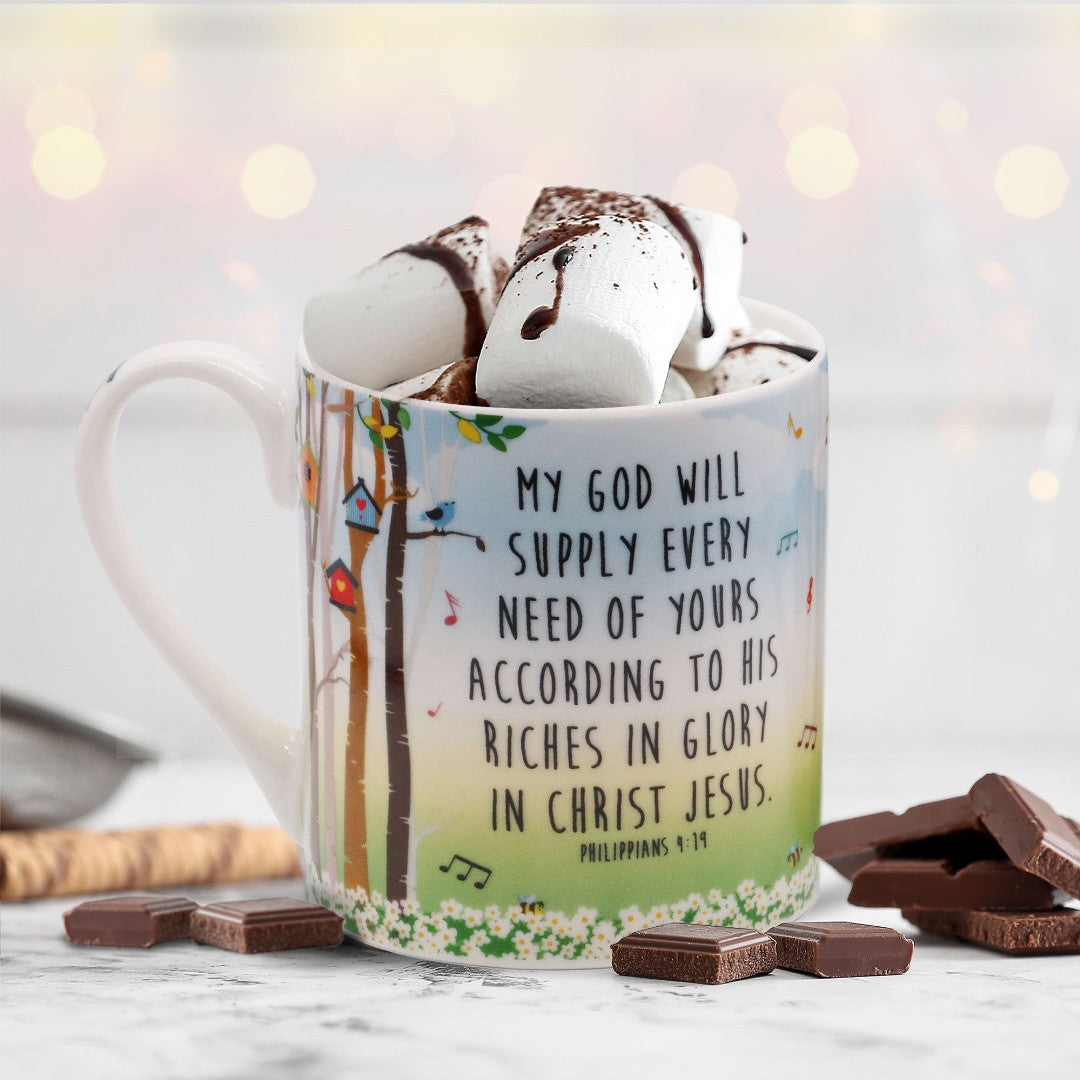 God Will Supply Mug & Giftbox - Re-vived