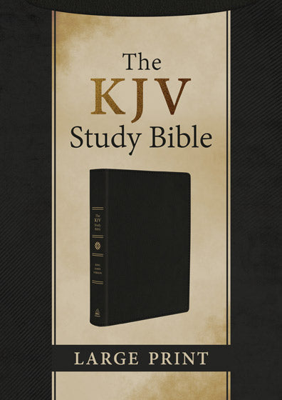 KJV Study Bible, Large Print [Leather] - Re-vived