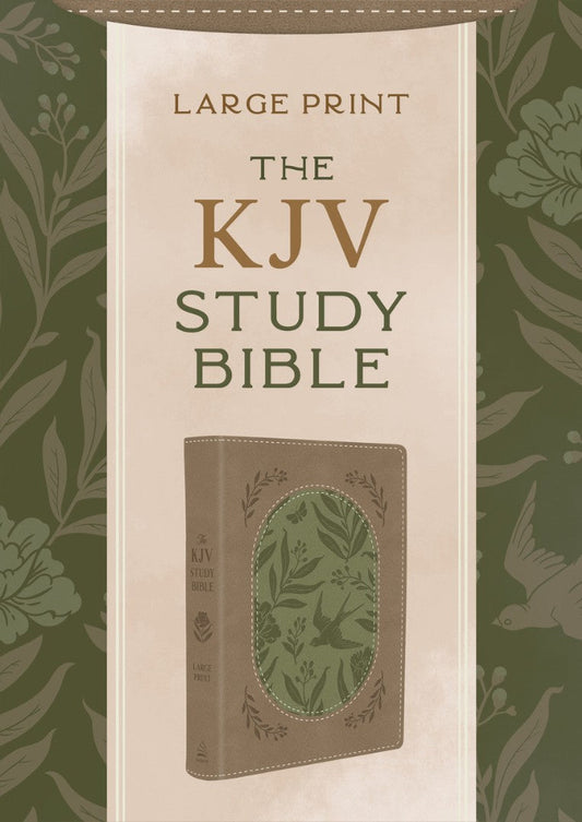 KJV Study Bible, Large Print [Olives] - Re-vived