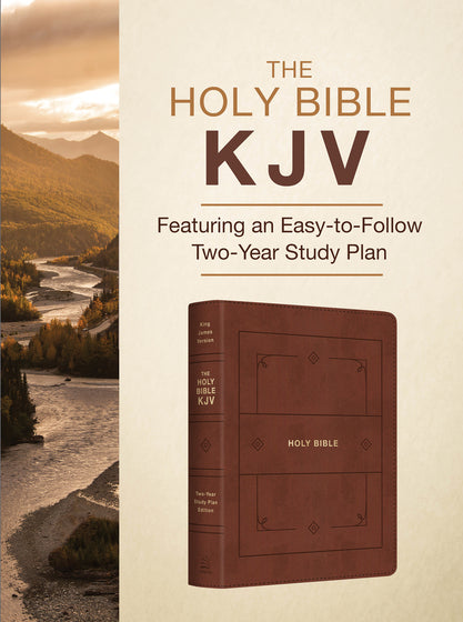 KJV Bible - 2-Year Study Plan [Cinnamon] - Re-vived