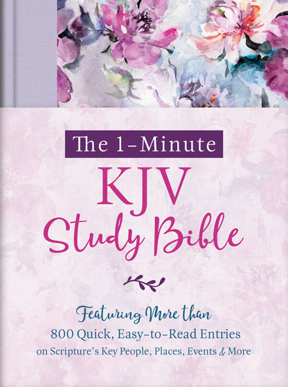 The 1-Minute KJV Study Bible: Lavender - Re-vived