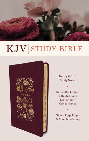 KJV Study Bible Indexed (Bouquet) - Re-vived