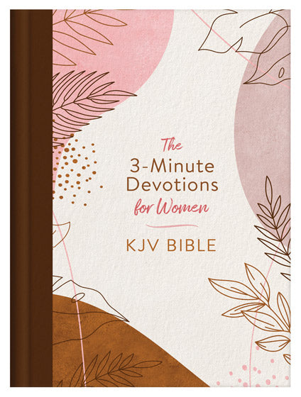 3-Minute Devotions for Women KJV Bible [Rose & Copper] - Re-vived