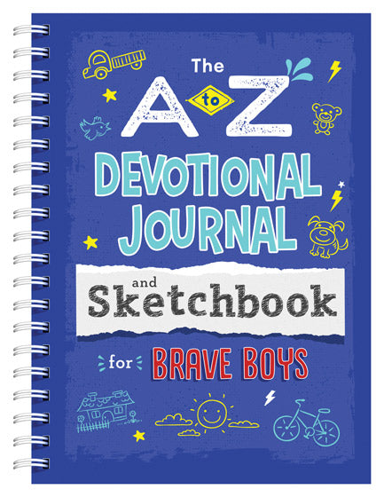 A to Z Devotional Journal and Sketchbook for Brave Boys - Re-vived