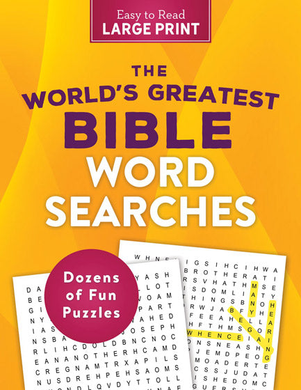Greatest Bible Word Searches Lg. Print - Re-vived