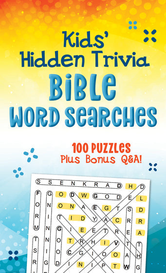 Kids' Hidden Trivia Bible Word Searches - Re-vived
