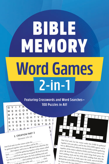Bible Memory Word Games 2-In-1 - Re-vived