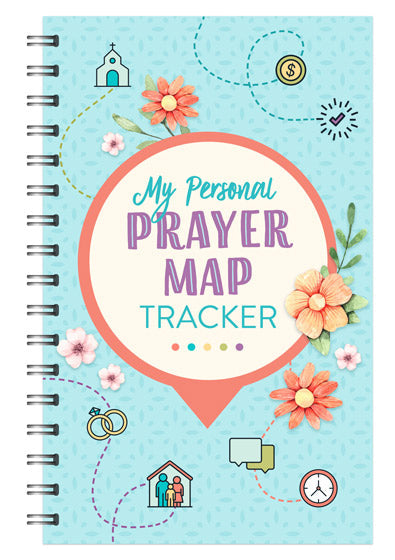 My Personal Prayer Map Tracker - Blue - Re-vived