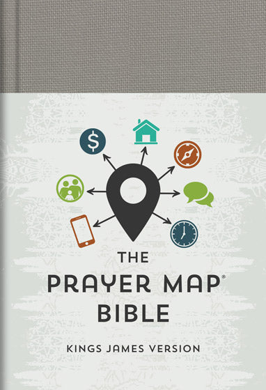 KJV Prayer Map Bible [Gray Weave] - Re-vived