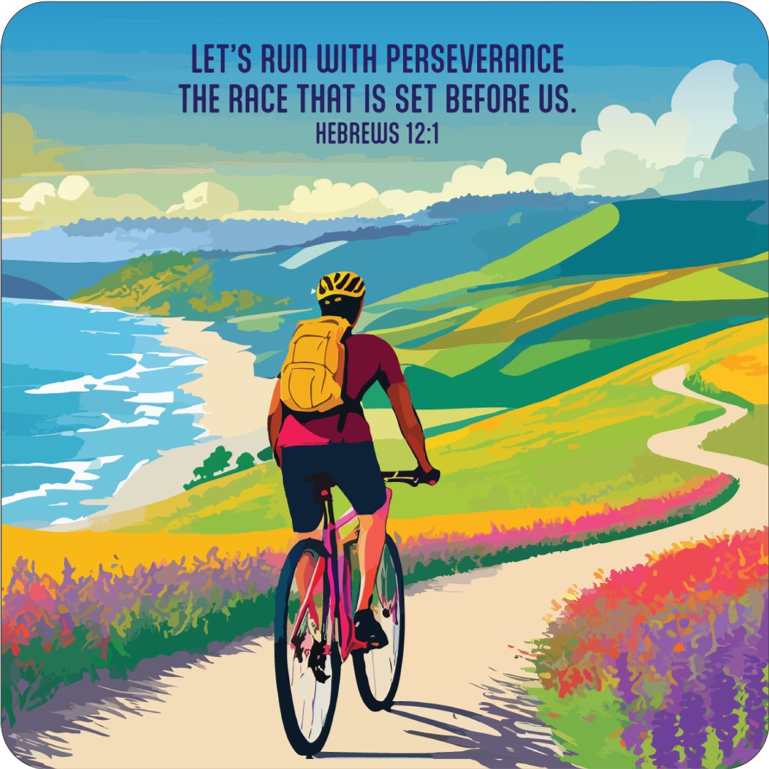 Run With Perseverance Coaster - Re-vived