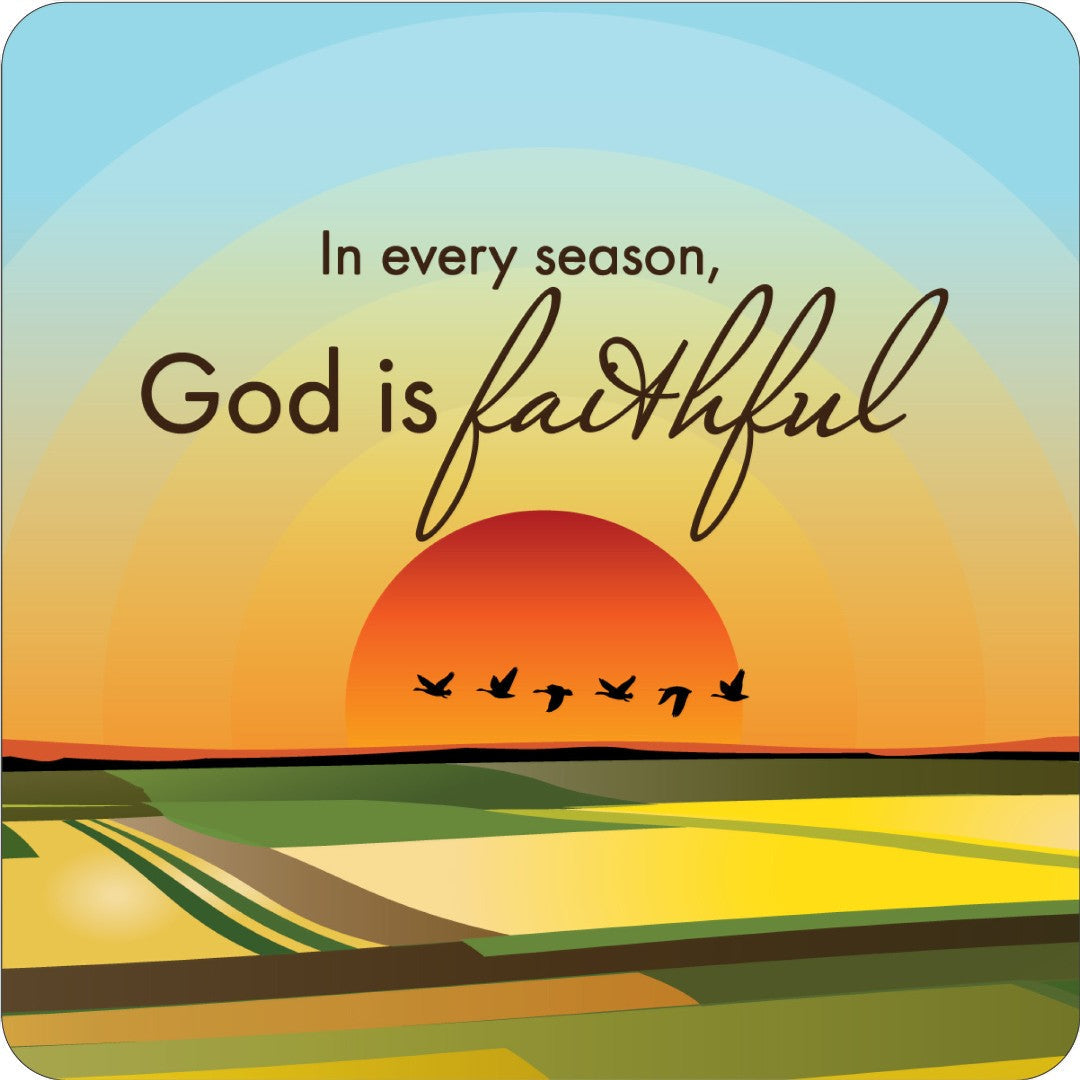 God Is Faithful Coaster - Re-vived