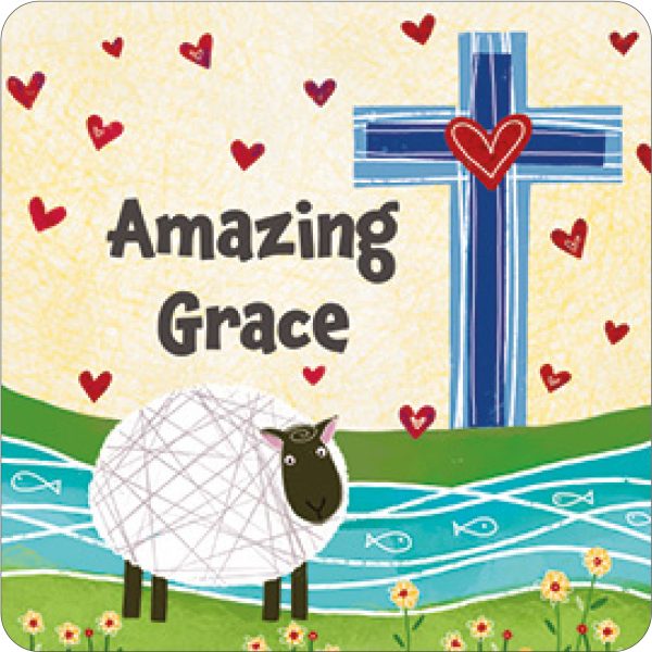 Amazing Grace Sheep Coaster - Re-vived