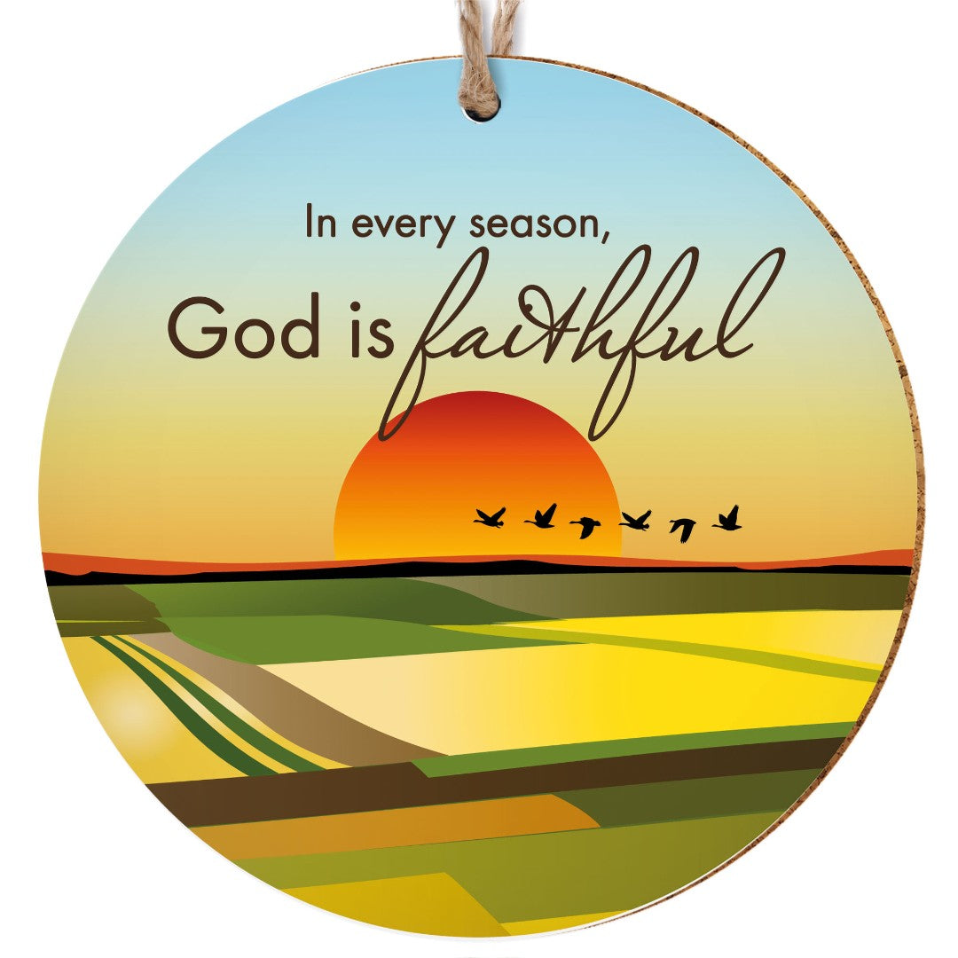 God Is Faithful Ceramic Hanging Decoration - Re-vived