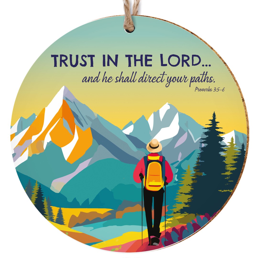 Trust In The Lord Ceramic Hanging Decoration - Re-vived