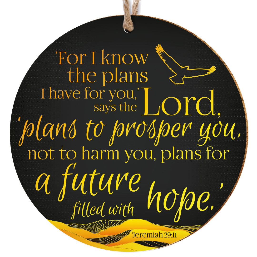 Plans to Prosper Ceramic Hanging Decoration - Re-vived