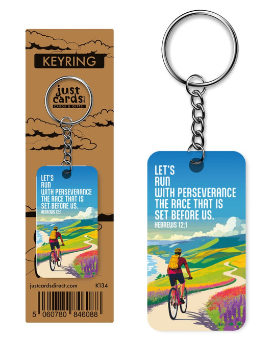 Run With Perseverance Keyring - Re-vived