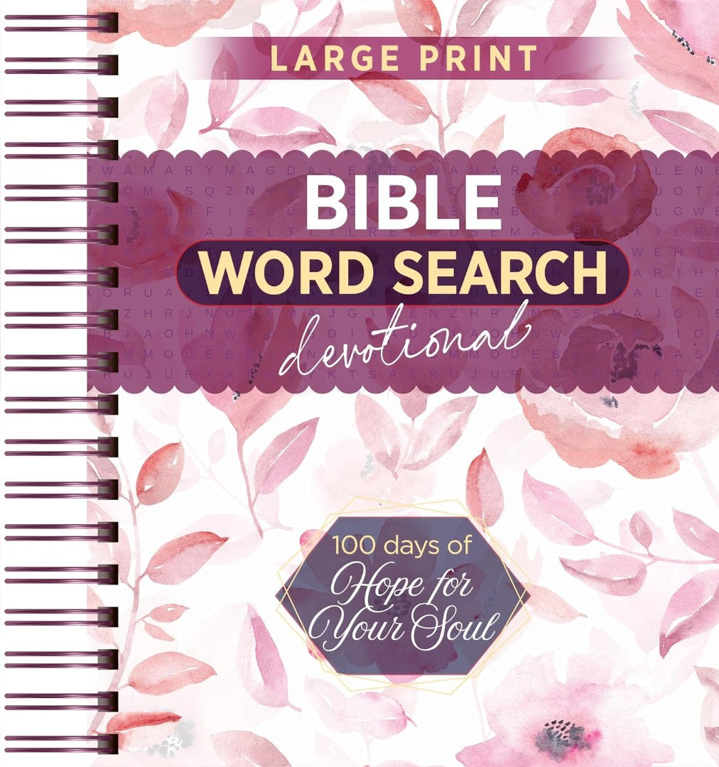 Bible Word Search Devotional (Large Print) - Re-vived