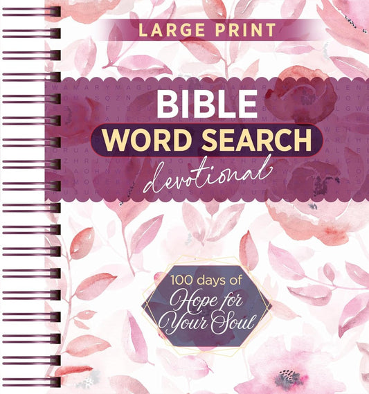 Bible Word Search Devotional (Large Print) - Re-vived