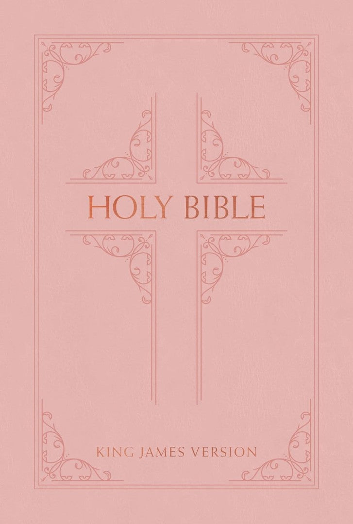 KJV Holy Bible Giant Print Blush - Re-vived