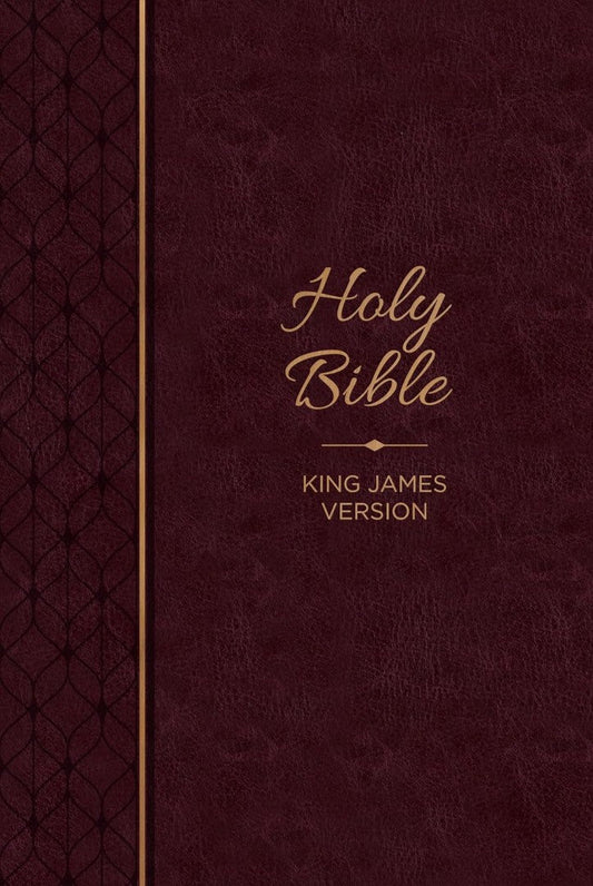 KJV Holy Bible Giant Print Maroon - Re-vived