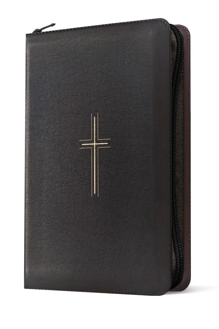 NLT Large Print Thinline Reference Zipper Bible - Re-vived