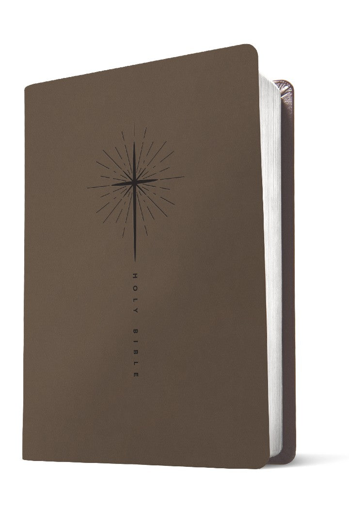 NLT Premium Gift Bible, Filament Enabled, Star Cross Taupe - Re-vived