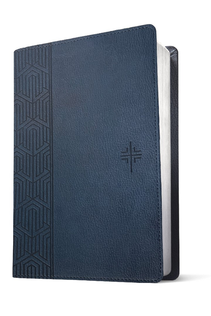 NLT Premium Gift Bible, Filament Enabled, Blue Cross - Re-vived