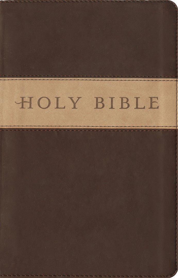 NLT Premium Gift Bible, Filament Enabled, Dark Brown/Tan - Re-vived