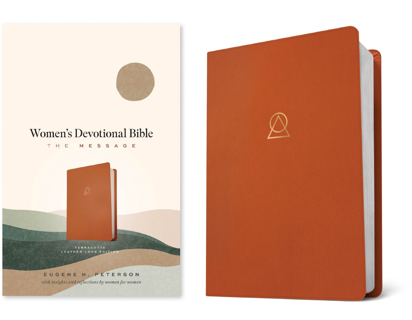 Message Women's Devotional Bible, Terracotta - Re-vived