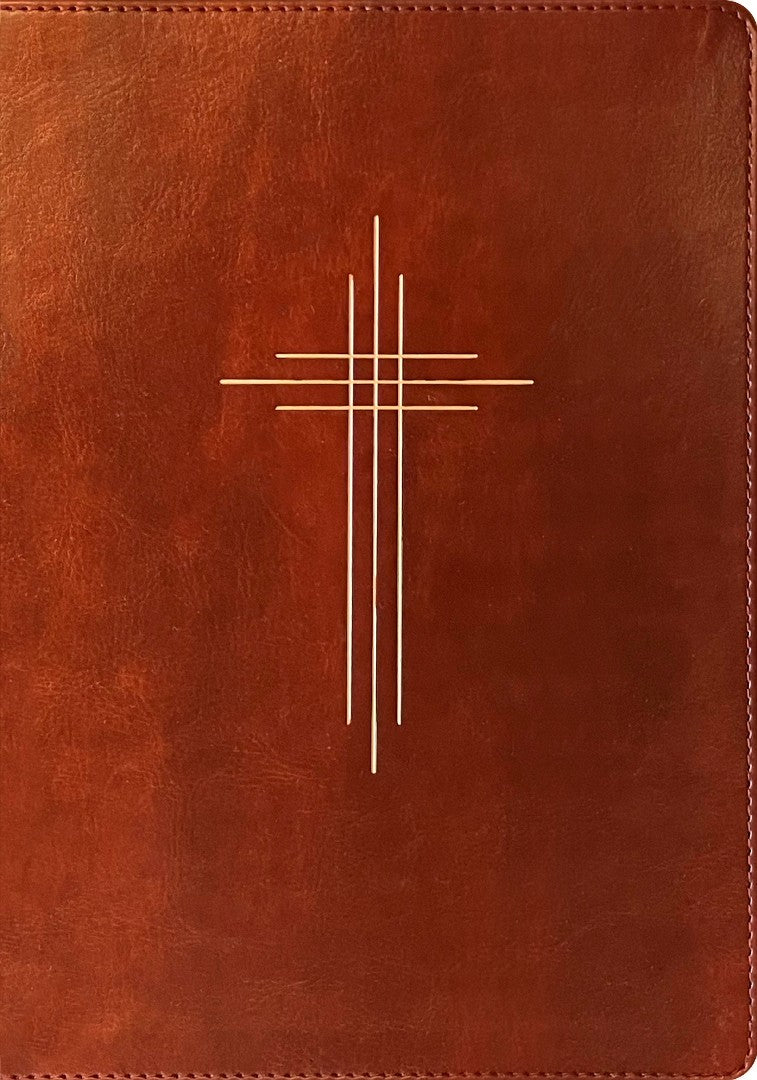 Message Deluxe Gift Bible, Dark Brown Gold - Re-vived