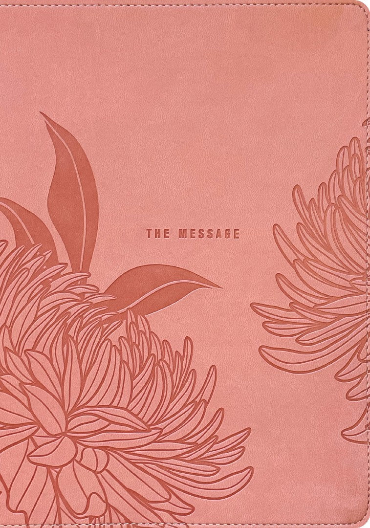 Message Deluxe Gift Bible, Large Print, Dusty Pink - Re-vived