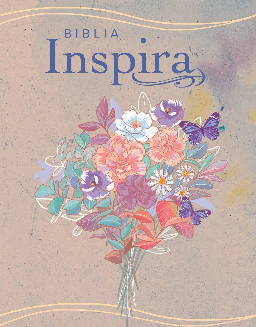 Biblia Inspira NTV Con Filament, Sentipiel, Acuarela Rosa - Re-vived