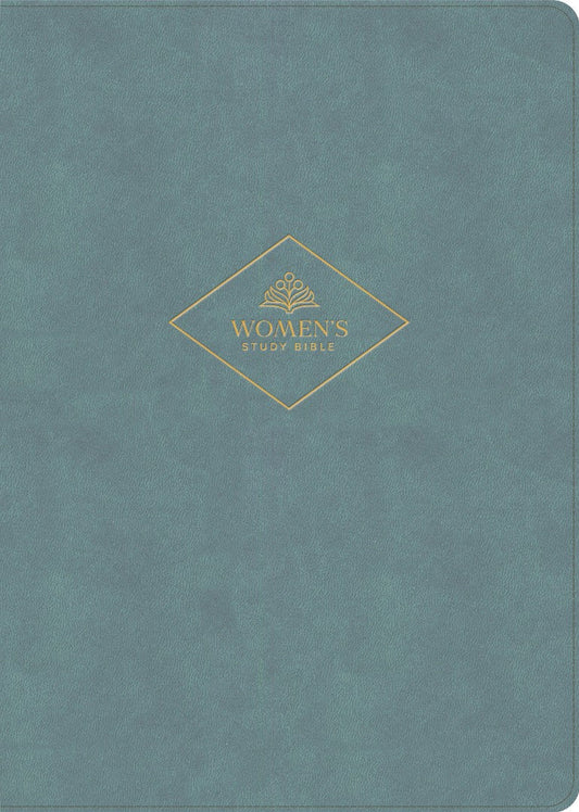 CSB Women's Study Bible, Earthen Teal Suedesoft - Re-vived