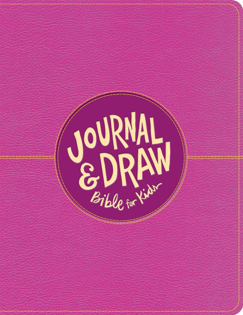 CSB Journal and Draw Bible for Kids, Pink - Re-vived
