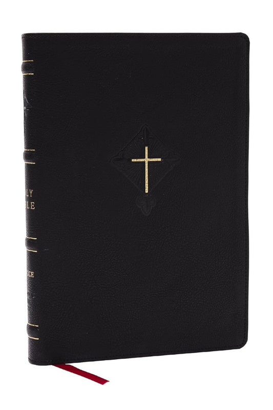 RSV2CE Thinline Large Print Catholic Bible, Black - Re-vived