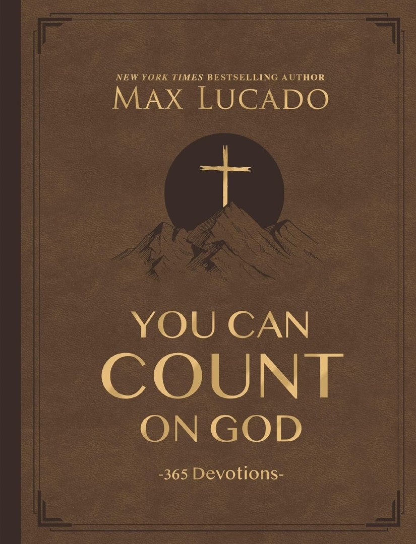 You Can Count On God, Large Text Leathersoft - Re-vived