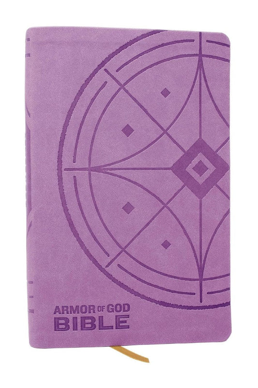 NKJV Armor of God Bible, Purple Leathersoft - Re-vived