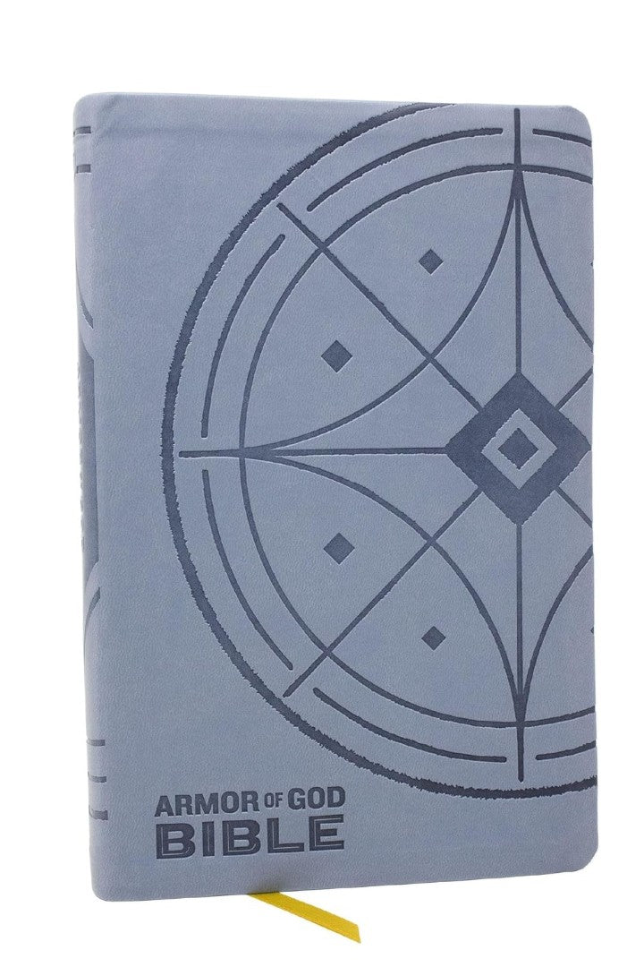 KJV Armor of God Bible, Blue/Gray Leathersoft - Re-vived
