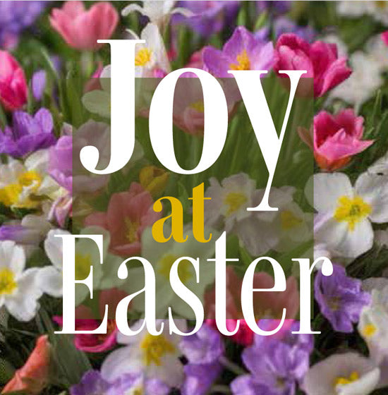 Easter Mini Cards - Joy At Easter (Pack Of 5) - Re-vived