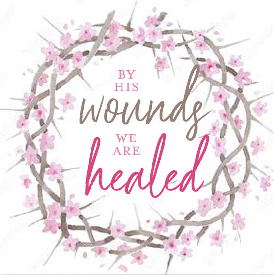 Easter Mini Cards - By His Wounds (Pack Of 5) - Re-vived