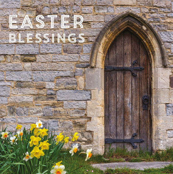 Easter Card - Church Door (Pack Of 5) - Re-vived