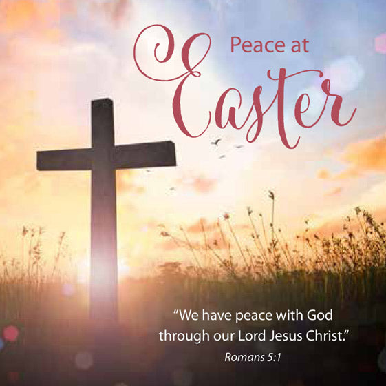 Easter Mini Cards - Peace At Easter (Pack Of 5) - Re-vived