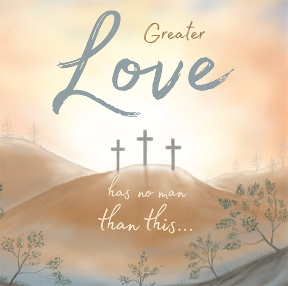 Easter Mini Cards - No Greater Love (Pack Of 5) - Re-vived