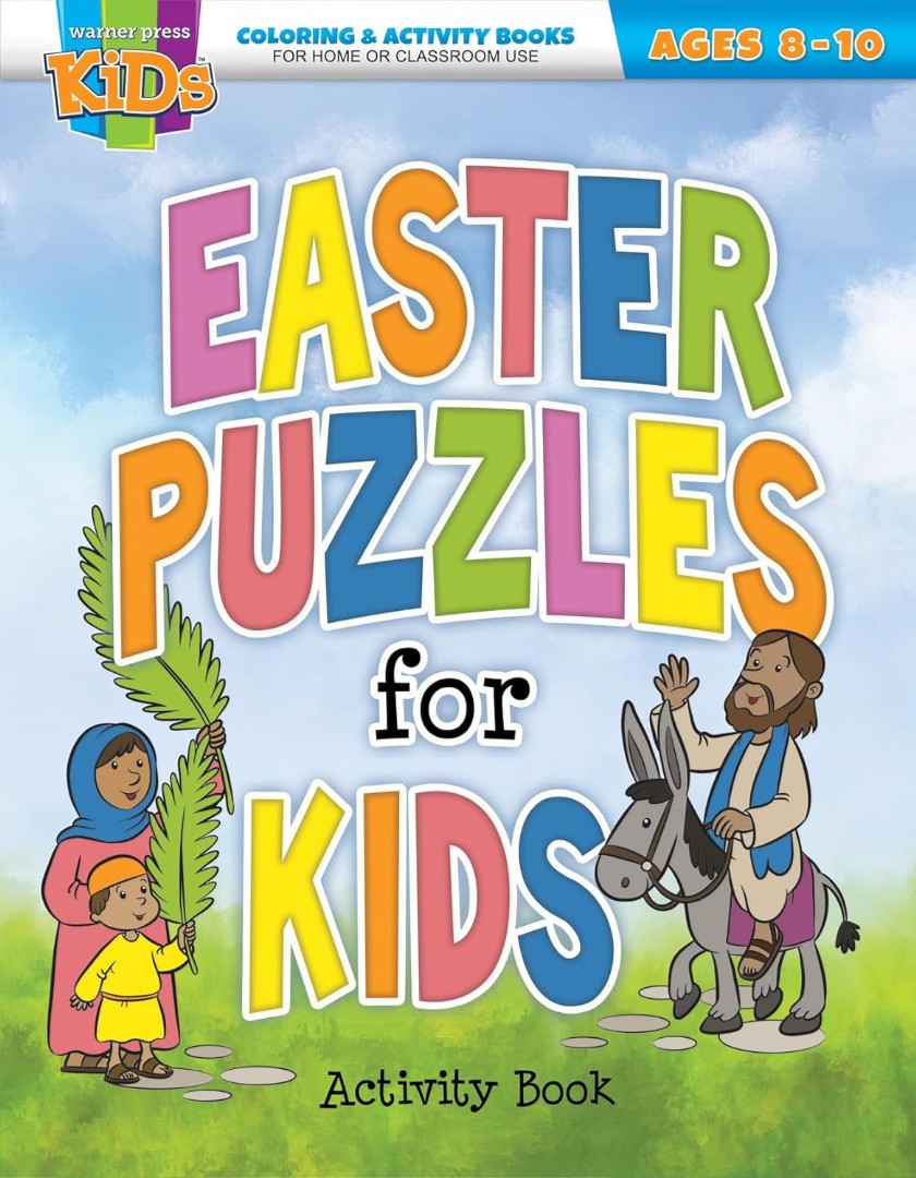 Easter Puzzles for Kids Activity Book, Ages 8-10 - Re-vived
