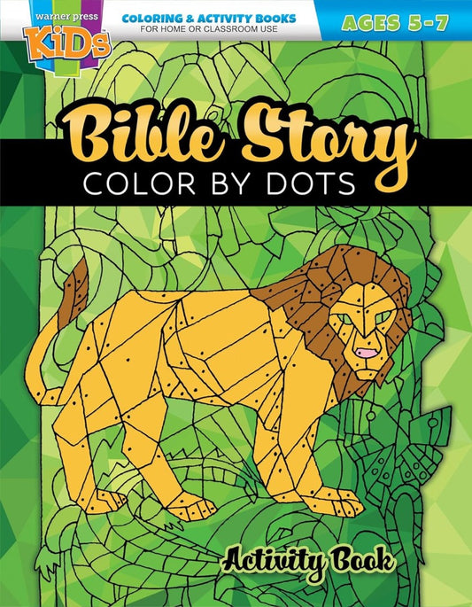 Bible Story Color by Dots Activity Book, Ages 5-7 - Re-vived